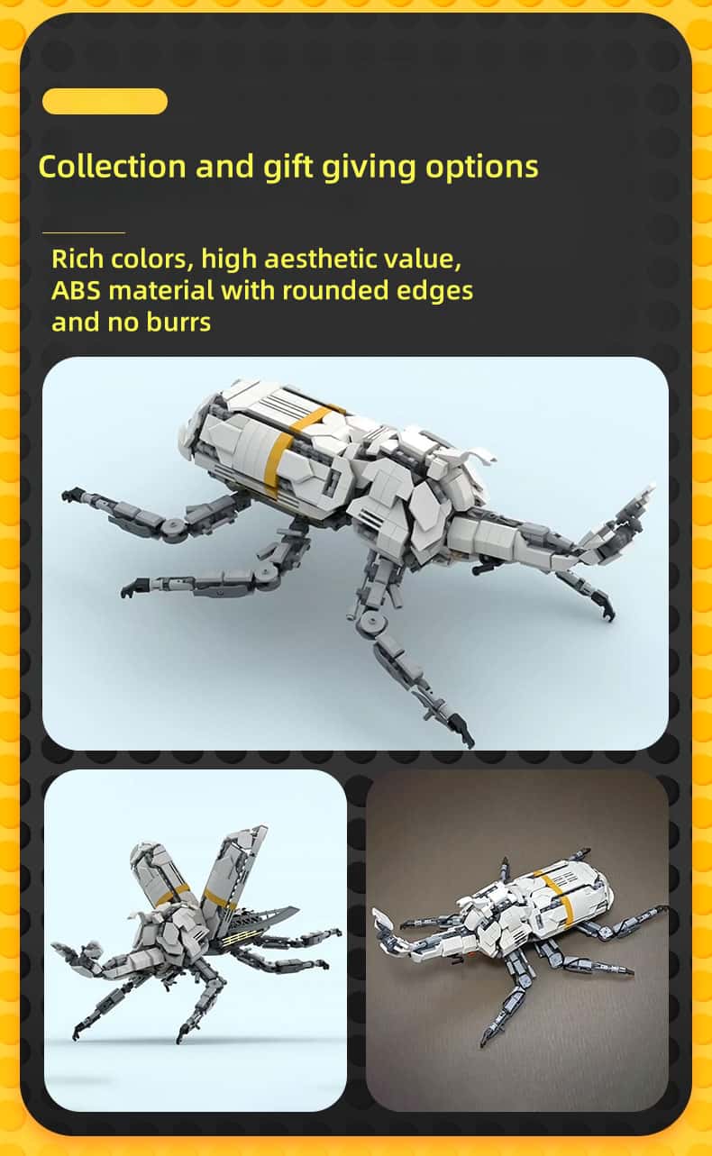 Robot Insect Building Blocks – 949PCS DIY Mecha Beetle Toy for Boys Gift