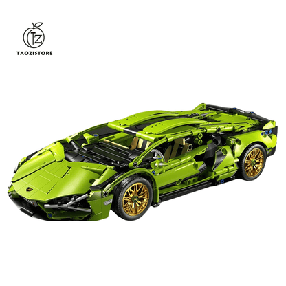 Adult building block supercar | Rambo remote control model | Upgrade power system |
