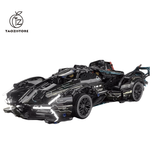[Upgraded remote control power] Black Warrior Rambo | LED lights | High-performance remote control car | Alloy shell + ABS environmentally friendly plastic |