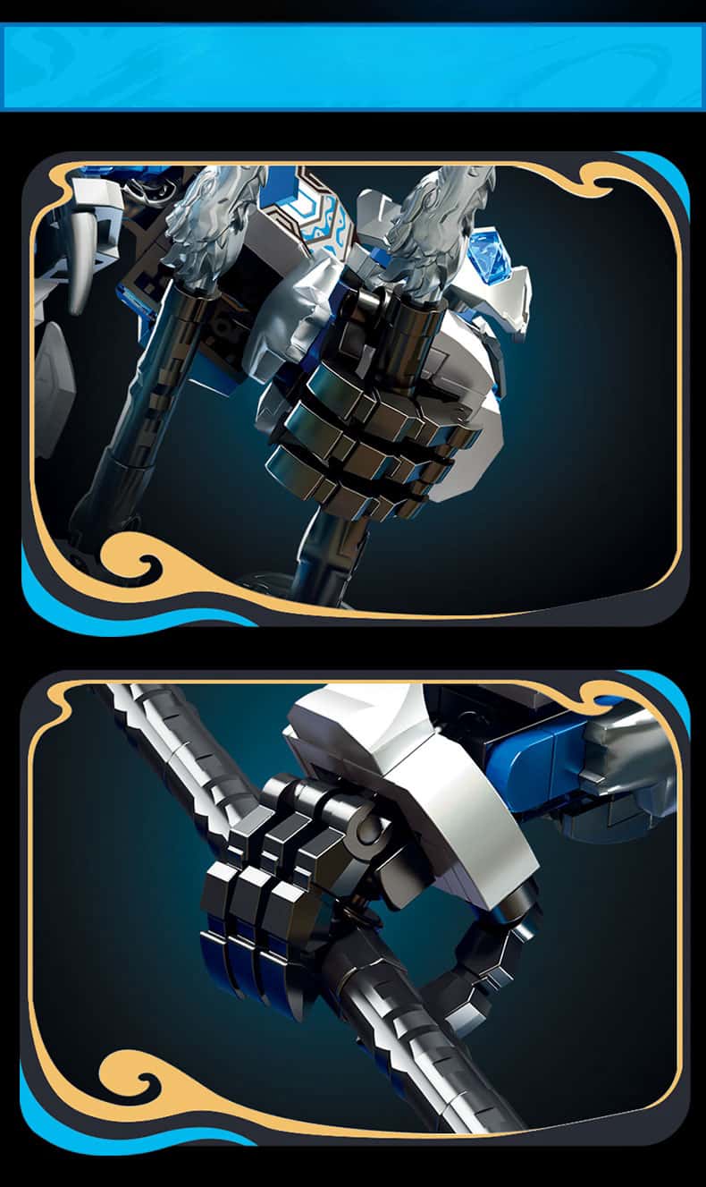 Cool city mecha warrior toys, holiday gifts for adults and children [2006 pieces]
