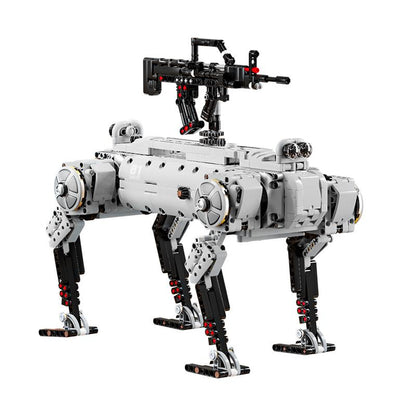 New unmanned robot dog military weapon children's educational building block toys boy's holiday gift
