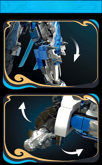 Cool city mecha warrior toys, holiday gifts for adults and children [2006 pieces]