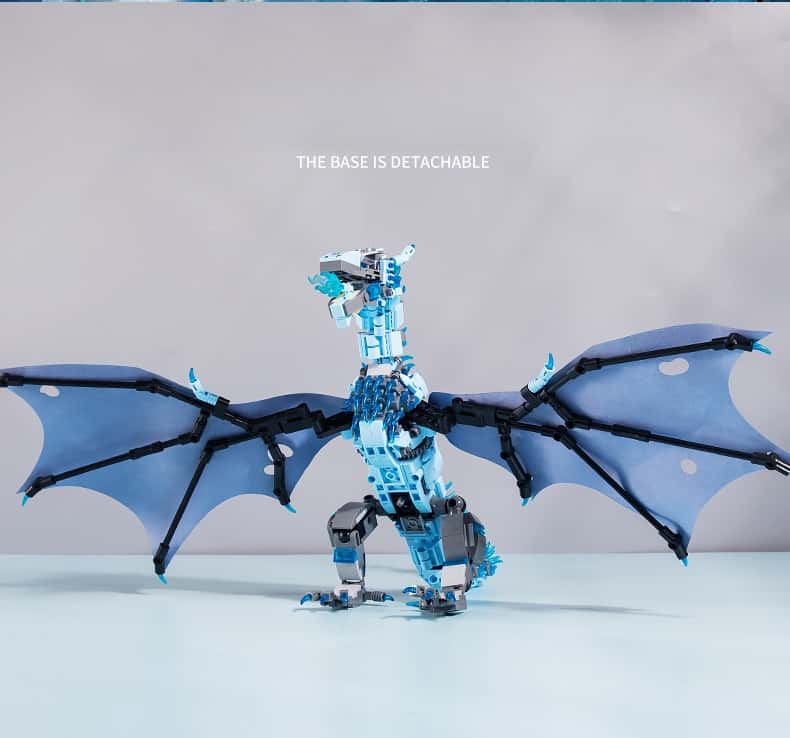 Dinosaur building blocks Ninjago assembly toys flying dragon boy monster frost dragon 8-12 years old gift
