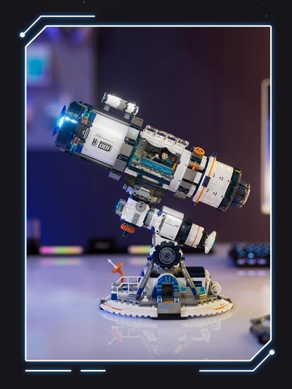Star Exploration Project Telescope Building Blocks Assembling Toy Model Aerospace Science and Technology Museum Series