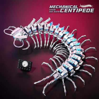 Mechanical centipede light version spider puzzle small particle assembly building blocks science and education assembly toy gift