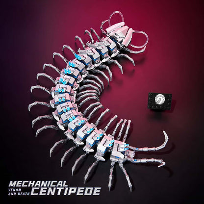 Mechanical centipede light version spider puzzle small particle assembly building blocks science and education assembly toy gift