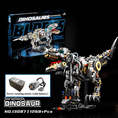 New mechanical Tyrannosaurus Rex building blocks boy assembly toy ornaments model suitable for Lego birthday gifts