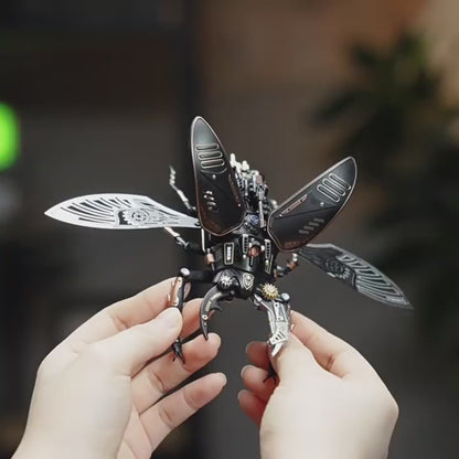 Assault Giant Stag Beetle: 3D Stereoscopic Puzzle, Metal Assembly Model, Mechanical Building Blocks – Birthday Gift & Toys for Boys